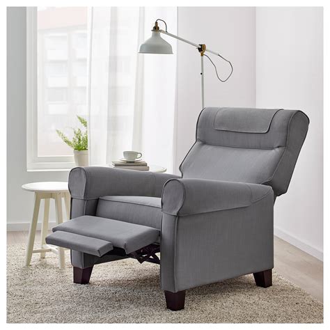 With this neat recliner you can choose if you want to sit upright, lean back or lie down for a quick nap and put two together for some we-time Article Number 604. . Ikea recliner chairs